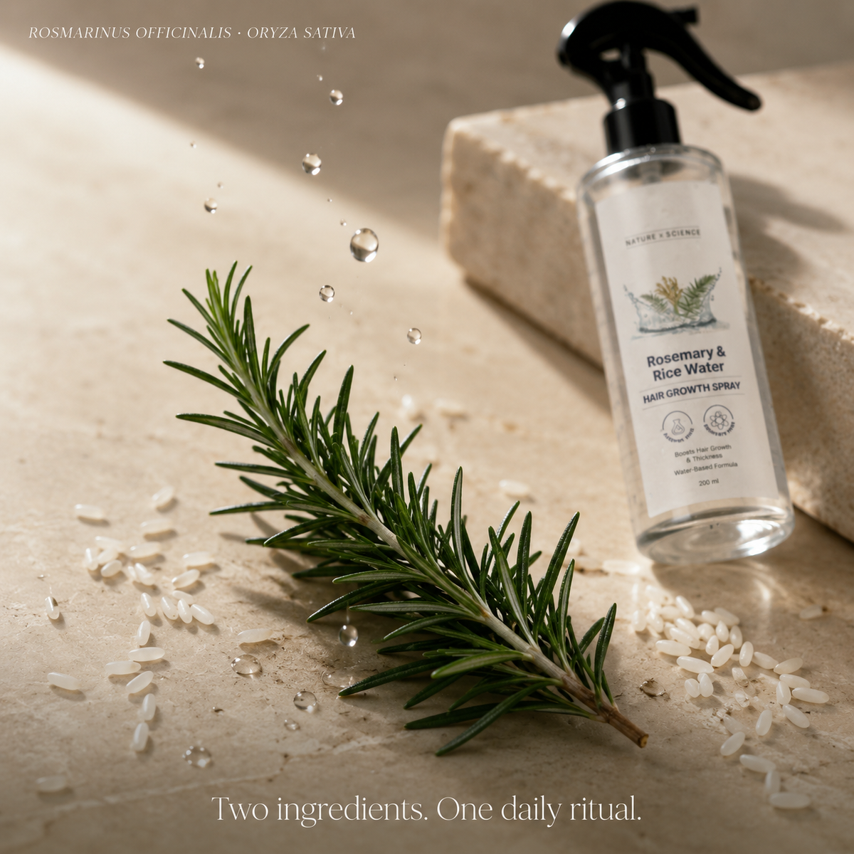 FROSTIQ BLOOMROOT™ Rosemary & Rice Water Spray
